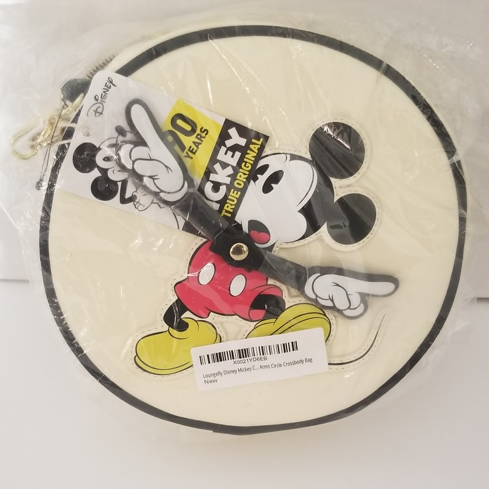OG Loungefly Mickey Clock Arms Crossbody Bag